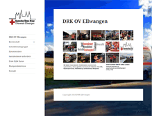 Tablet Screenshot of drk-ellwangen.de